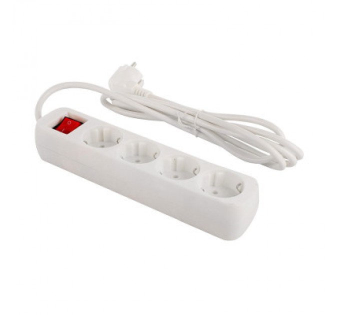 ColorWay Мережевий фільтр живлення ColorWay CW-PSEA42W/ 2M white (CW-PSEA42W)