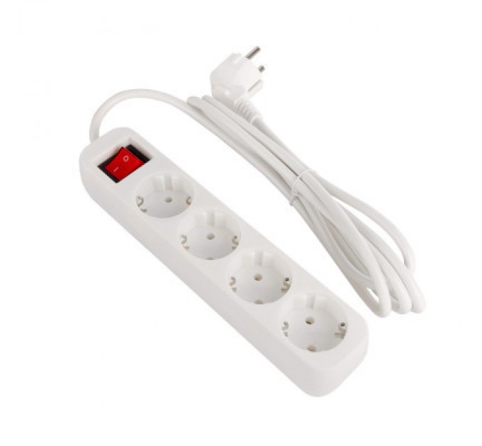 ColorWay Мережевий фільтр живлення ColorWay CW-PSEA42W/ 2M white (CW-PSEA42W)