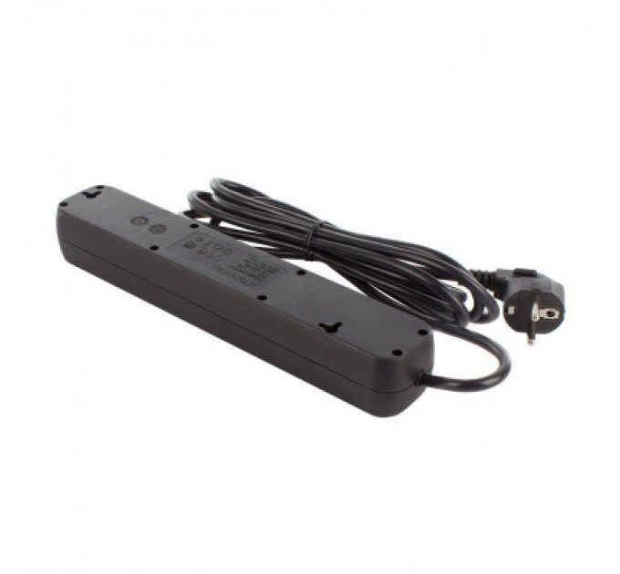 ColorWay Мережевий фільтр живлення ColorWay CW-PSEA52BK, 5 розеток/ 2M black (CW-PSEA52BK)