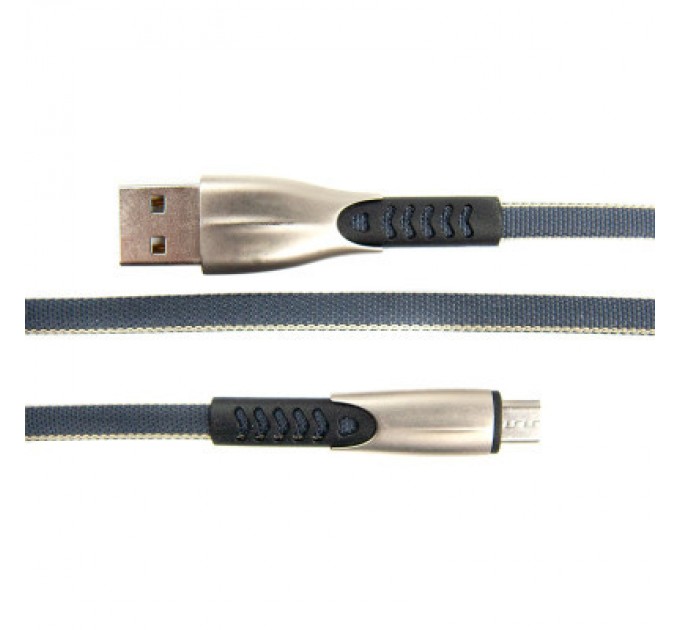 Dengos Дата кабель USB 2.0 AM to Micro 5P 0.25m gray Dengos (PLS-M-SHRT-PLSK-GREY)