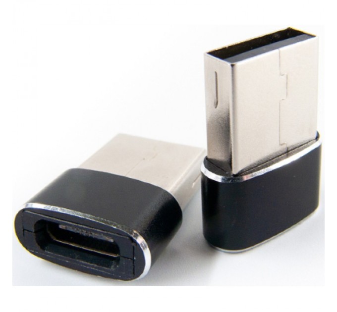 Dengos Перехідник Type-C (male) to USB (female) black Dengos (ADP-021)