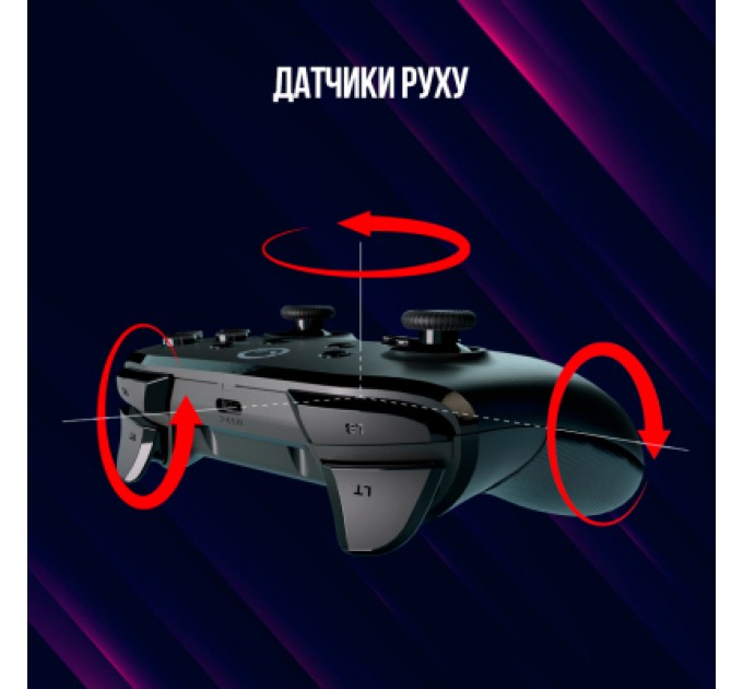 Lorgar Геймпад Lorgar TRIX-510 PC iOS13 Android PS3 Bluetooth Black (LRG-GP510)