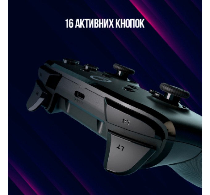 Lorgar Геймпад Lorgar TRIX-510 PC iOS13 Android PS3 Bluetooth Black (LRG-GP510)