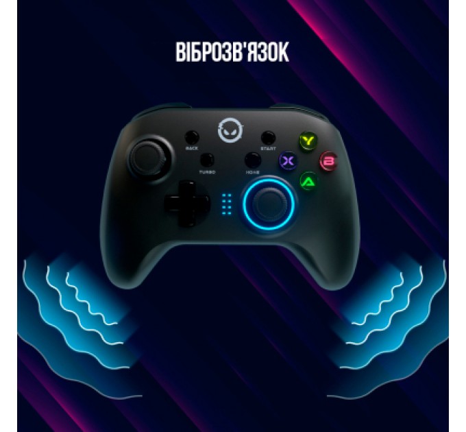 Lorgar Геймпад Lorgar TRIX-510 PC iOS13 Android PS3 Bluetooth Black (LRG-GP510)