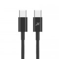 Grand-X Дата кабель USB-C to USB-C 1.0m 20W CC-03B Black Grand-X (CC-03B)