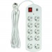 PowerPlant Мережевий фільтр живлення PowerPlant 5м, 10 розеток, USB, євро, 100% мідь (YS-N6065/5) (EX610556)