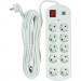 Мережевий фільтр живлення PowerPlant 10м, 10 розеток, USB, євро, 100% мідь (YS-N6065/10) (EX610563)