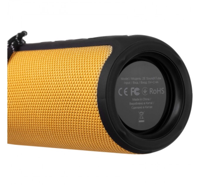 Акустична система 2E SoundXTube TWS MP3 Wireless WaterproofYellow (2E-BSSXTWYW)