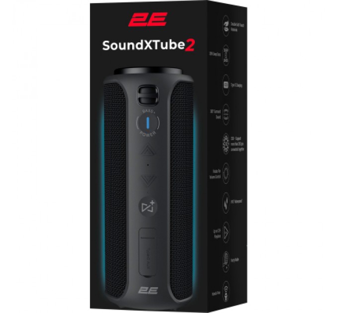 Акустична система 2E SoundXTube2 Black (2E-BSSXT2WBK)