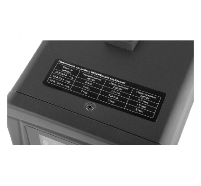 REAL-EL Пристрій безперебійного живлення REAL-EL RESERVE-500 (EL122100003)