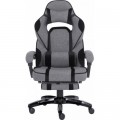 GT Racer Крісло ігрове GT Racer X-2749-1 Gray/Black Suede (X-2749-1 Fabric Gray/Black Suede)