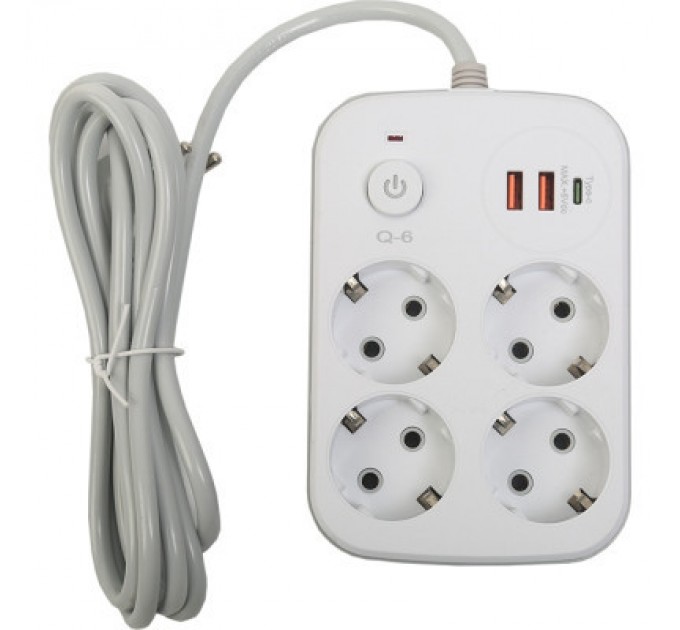 Мережевий фільтр живлення XoKo XK-SP-4-2-1-WH