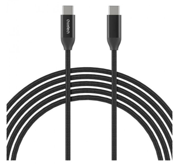 Дата кабель USB-C to USB-C 1.2m USB 3.1 Gen2 240W (50V/5A) Choetech (XCC-1035)