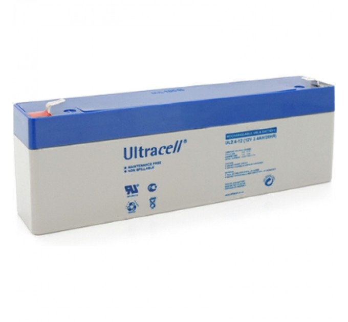 Ultracell Батарея до ДБЖ Ultracell 12V-2.4Ah, AGM (UL2.4-12)