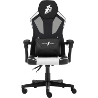 Крісло ігрове 1stPlayer P01 Black-White