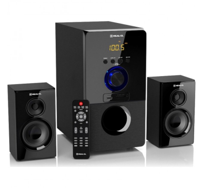 REAL-EL Акустична система REAL-EL M-555 Black (EL121300013)