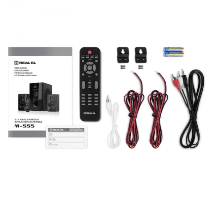 REAL-EL Акустична система REAL-EL M-555 Black (EL121300013)