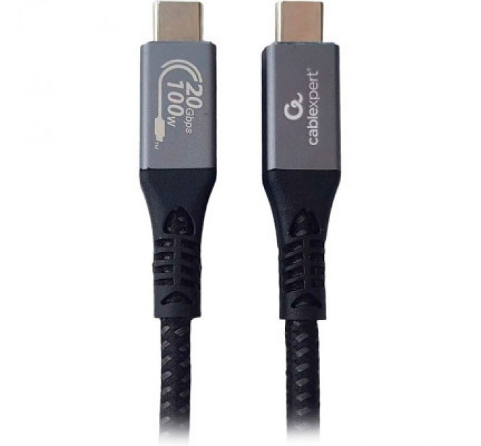 Cablexpert Дата кабель USB-C to USB-C 1.5m USB3.2 Gen2*2 20Gbps/100W(20V5A)/4K60Hz Cablexpert (CCBP-USB3-CMCM100-1.5M)