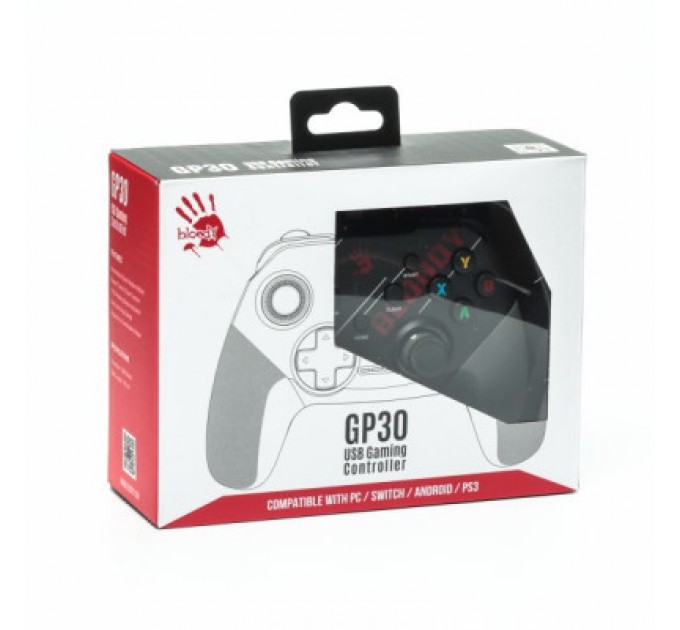Геймпад A4Tech Bloody GP30 USB Sports Red (4711421995528)