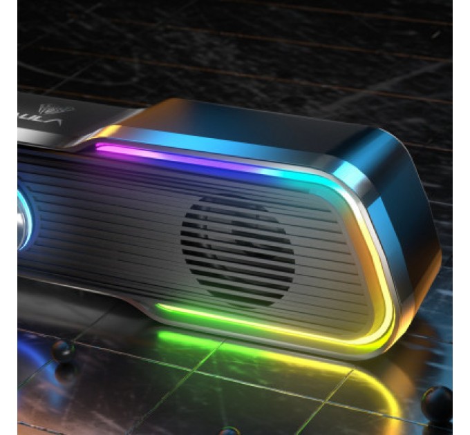 Aula Акустична система Aula N-169B Led USB Black (6948391265056)