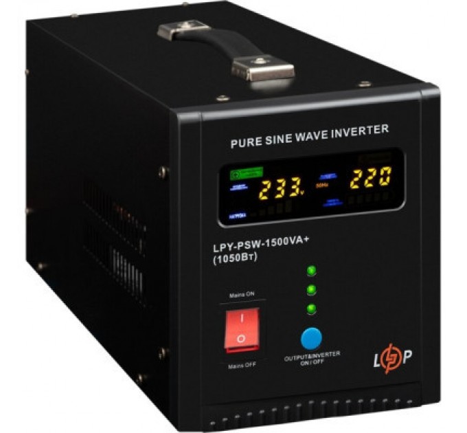 LogicPower Пристрій безперебійного живлення LogicPower LPY- PSW-1500VA+ (1050W) (22872)