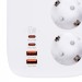 Мережевий фільтр живлення ColorWay CW-CHE34PDW 3 розетки/4USB (CW-CHE34PDW)