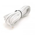 Voltronic Патч-корд телефонний 20м RJ11 (6P4C) Voltronic (PC-20,0W)