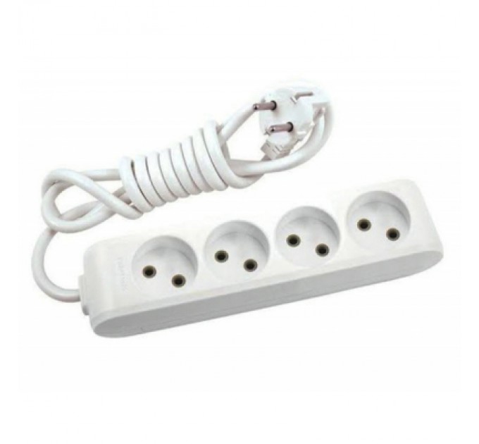Panasonic Мережевий подовжувач Panasonic X-tendia 4 розетки, 3м (WLTB02432GR-UA)