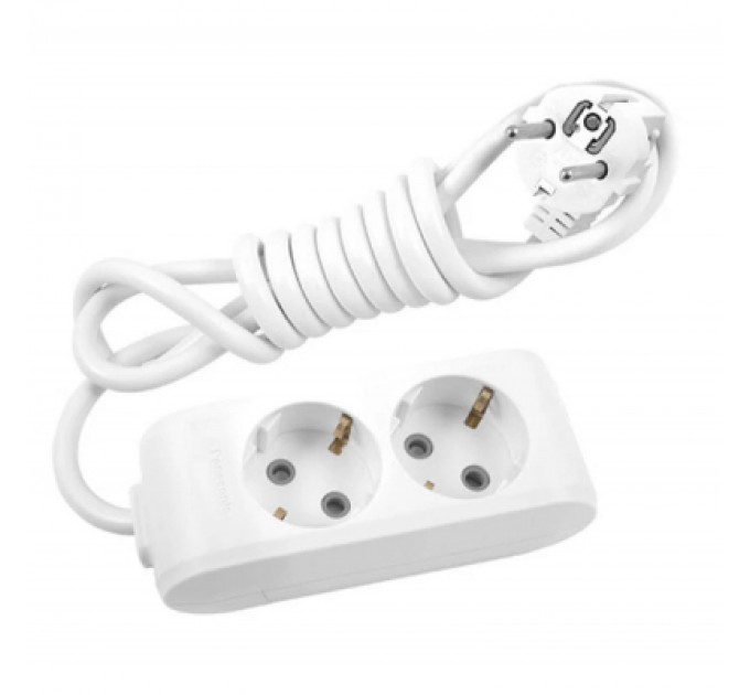 Panasonic Мережевий подовжувач Panasonic X-tendia із заземленням 2 розетки, 5м (WLTB04252GR-UA)