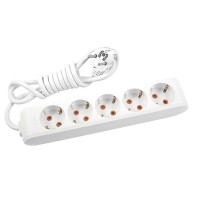 Мережевий подовжувач Panasonic X-tendia із заземленням 5 розеток, 3м (WLTB04532GR-UA)