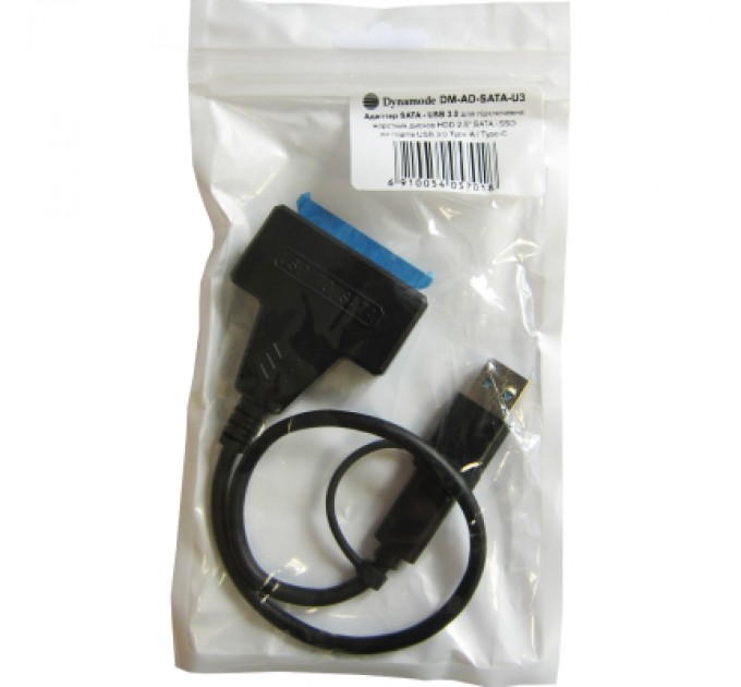 Адаптер USB3.0 Type-A/C HDD 2,5" SATA II/III / SSD Dynamode (DM-AD-SATA-U3)
