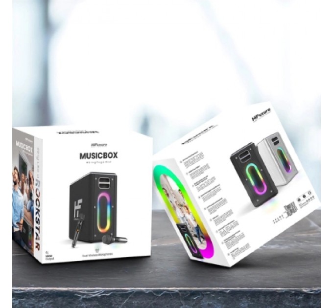 HIFuture Акустична система HIFuture MusicBox Black (musicbox.black)