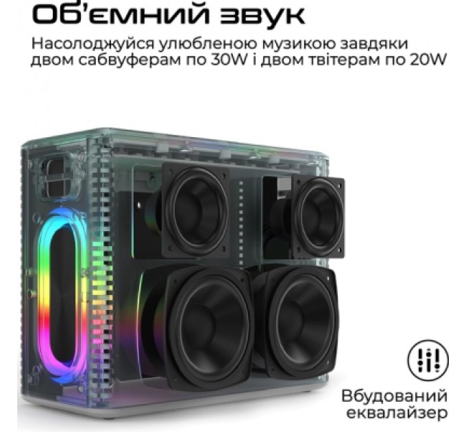 HIFuture Акустична система HIFuture MusicBox Black (musicbox.black)