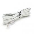 Voltronic Патч-корд телефонний 5м RJ11 (6P4C) Voltronic (PC-5,0W)