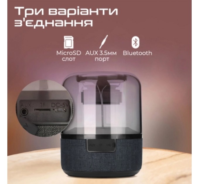 Promate Акустична система Promate Glitz-L Black (glitz-l.black)