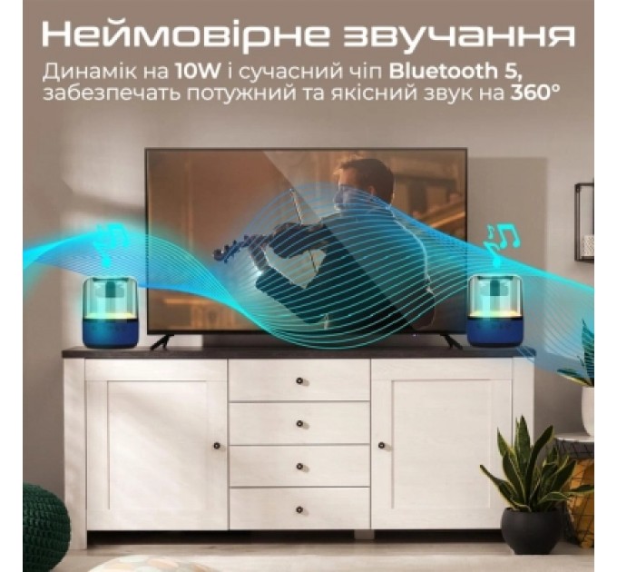 Promate Акустична система Promate Glitz-L Blue (glitz-l.blue)