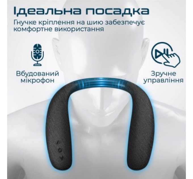 Promate Акустична система Promate Hook Black (hook.black)