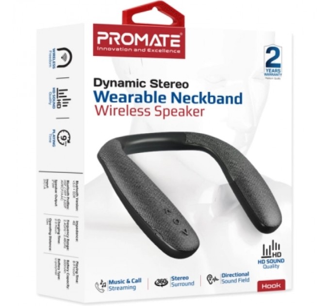 Promate Акустична система Promate Hook Black (hook.black)