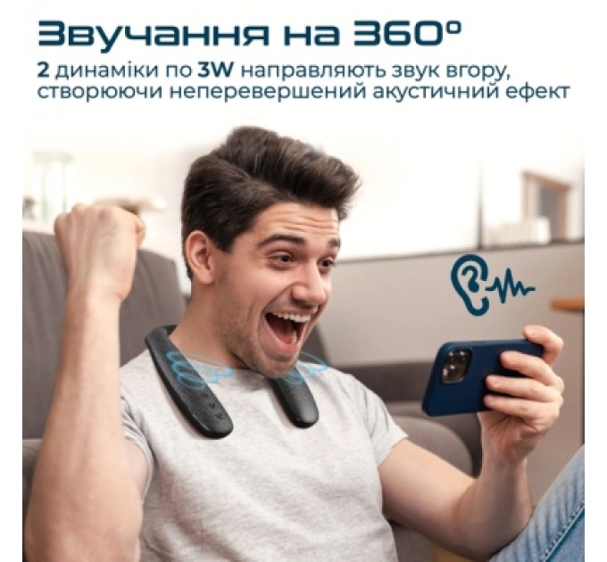 Promate Акустична система Promate Hook Black (hook.black)