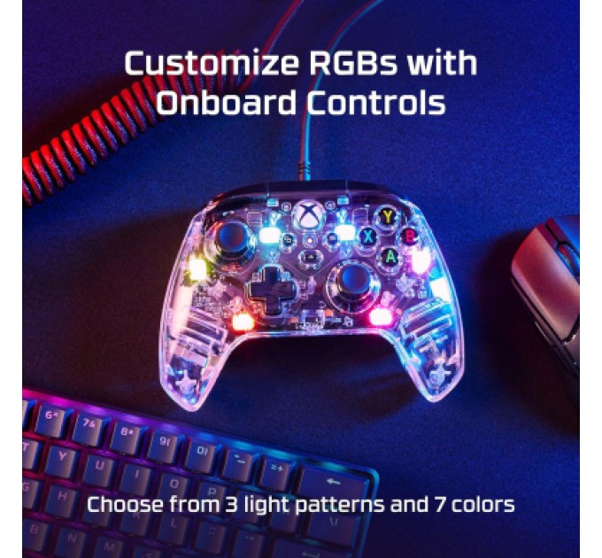 HyperX Геймпад HyperX Clutch Gladiate RGB for PC/Xbox Clear (7D6H2AA)