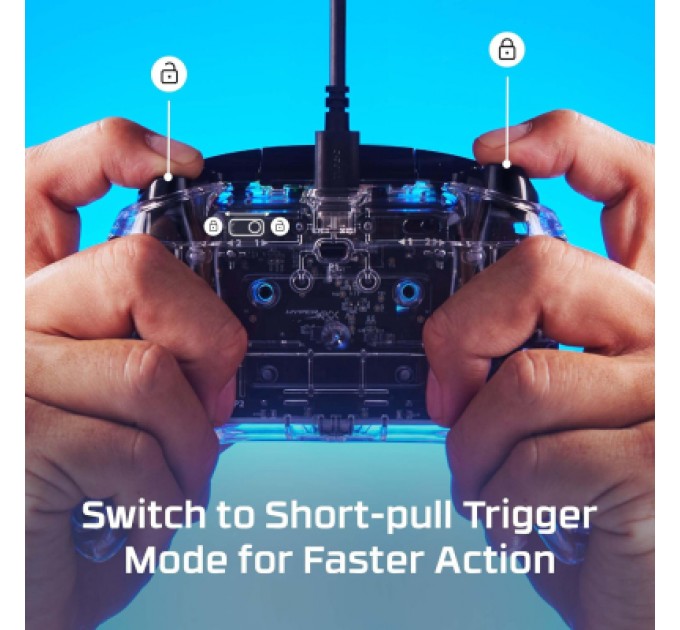 HyperX Геймпад HyperX Clutch Gladiate RGB for PC/Xbox Clear (7D6H2AA)