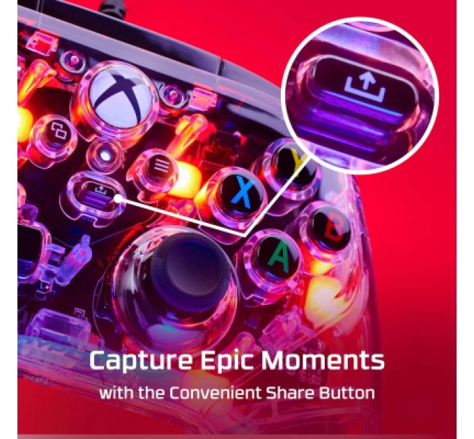 HyperX Геймпад HyperX Clutch Gladiate RGB for PC/Xbox Clear (7D6H2AA)