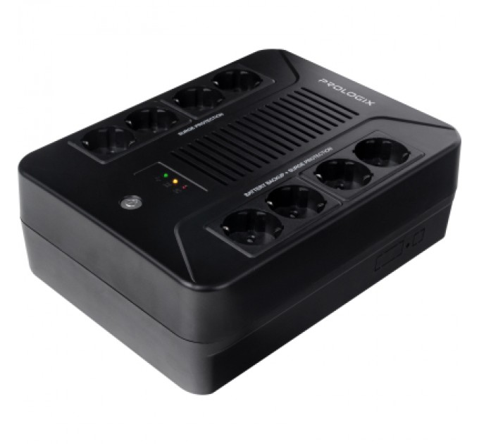 Prologix Пристрій безперебійного живлення Prologix 1000VA 600W (PLP1000VA8LED)