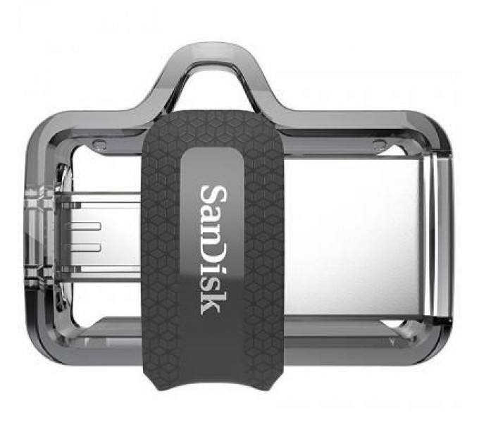 SanDisk USB флеш накопичувач SanDisk 64GB Ultra Dual Black USB 3.0 OTG (SDDD3-064G-G46)