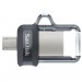 SanDisk USB флеш накопичувач SanDisk 64GB Ultra Dual Black USB 3.0 OTG (SDDD3-064G-G46)