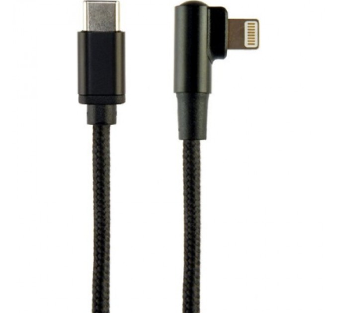 Дата кабель USB-C to Lightning 0,2m angle Cablexpert (CC-USB2-CMLML-0.2M)