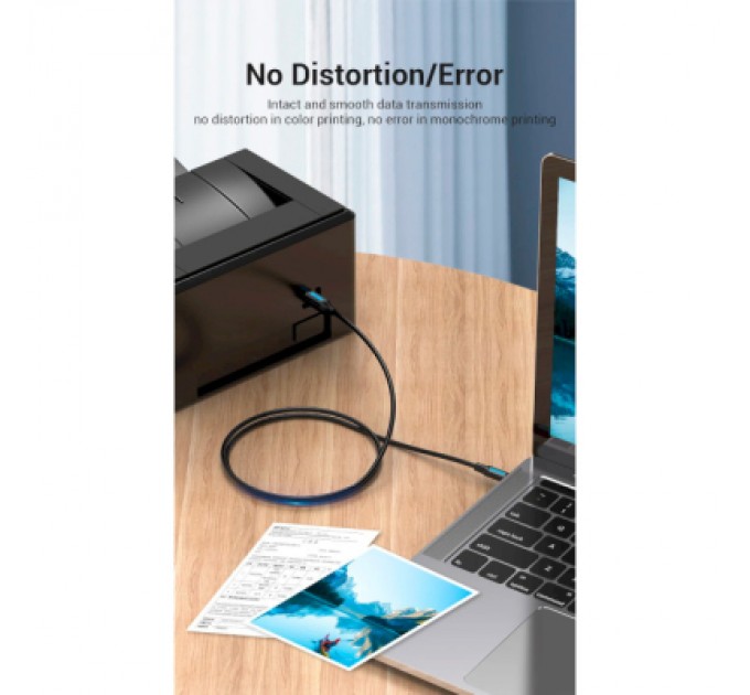 Vention Кабель для принтера USB 2.0 USB-C/BM 2.0m 2.4А 480Mbps Vention (CQUBH)