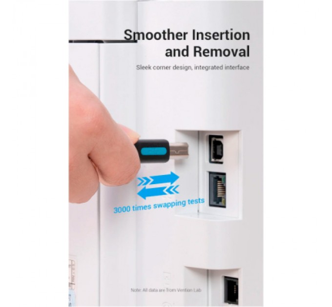 Vention Кабель для принтера USB 2.0 USB-C/BM 2.0m 2.4А 480Mbps Vention (CQUBH)