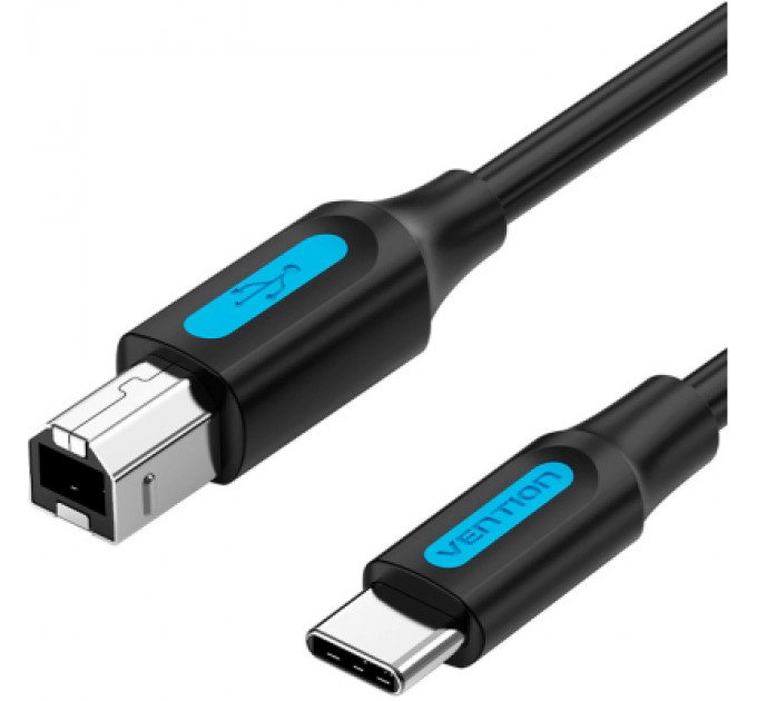 Vention Кабель для принтера USB 2.0 USB-C/BM 2.0m 2.4А 480Mbps Vention (CQUBH)