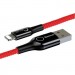 Baseus Дата кабель USB 2.0 AM to Lightning C-shaped Light Intelligent power-off Red Baseus (CALCD-09)